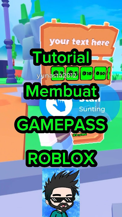 Easy way to create a GAMEPASS on ROBLOX… Just use your cellphone 😍😍