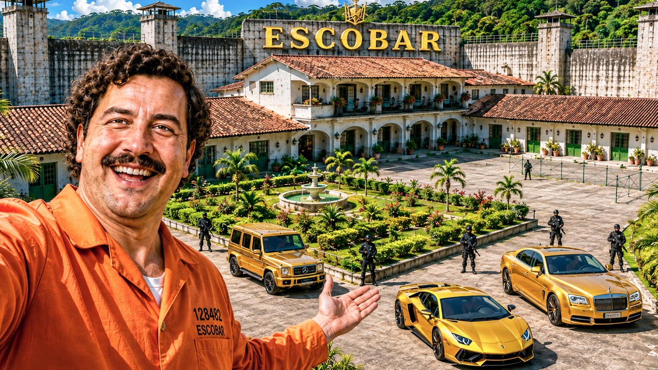 In 1991, Pablo Escobar surrendered to Colombian authorities and was flown by helicopter to a prison he had largely designed himself, high in the mount...