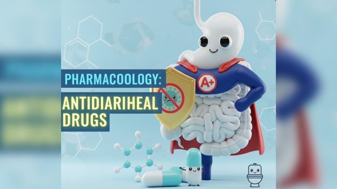ANTIDIARRHEAL DRUGS || Pharmacology || Medical  