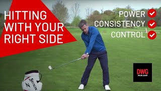 Hitting With Your Right Side for MORE POWER, CONSISTENCY and CONTROL