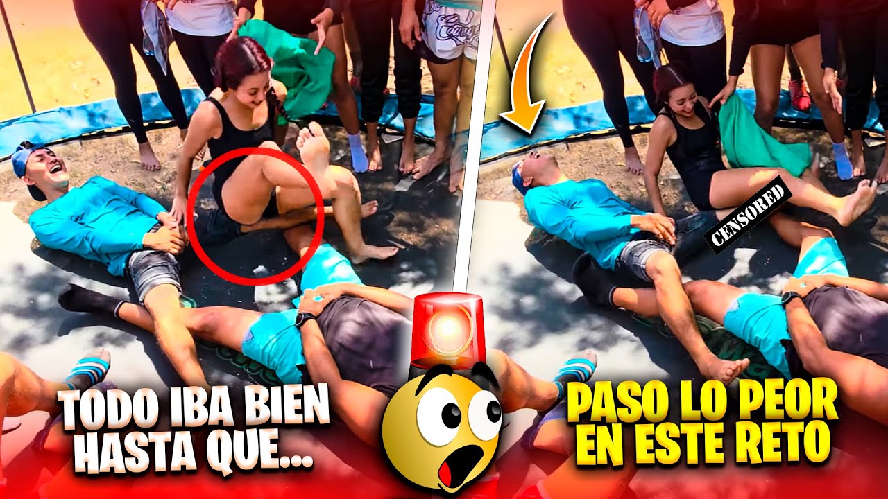 HEYDI LE PARTE LA RODILLA A CHULETA! Reto de salto termina muy mal