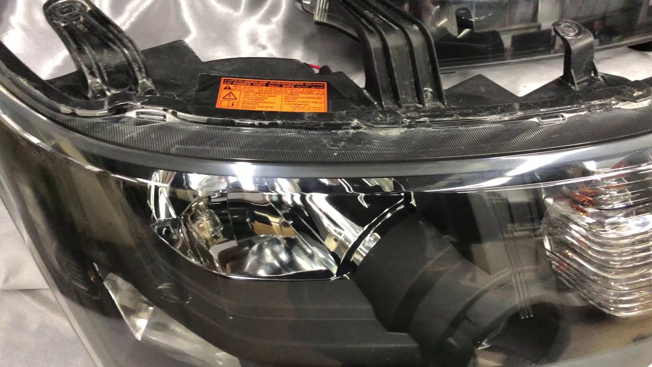 オーダー加工□デリカ D5 インナー艶消しブラック塗装 純正加工