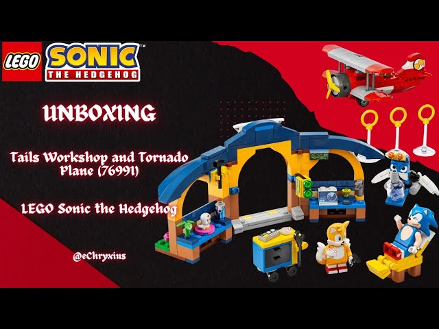 UNBOXING - Tails Workshop and Tornado Plane (76991) | LEGO Sonic