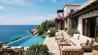 Luxury Villa &amp; Ocean Ambience 🌊 Relaxing Sea Waves for Deep Sleep, Calm &amp; Stress Relief | 8 Hours 4K