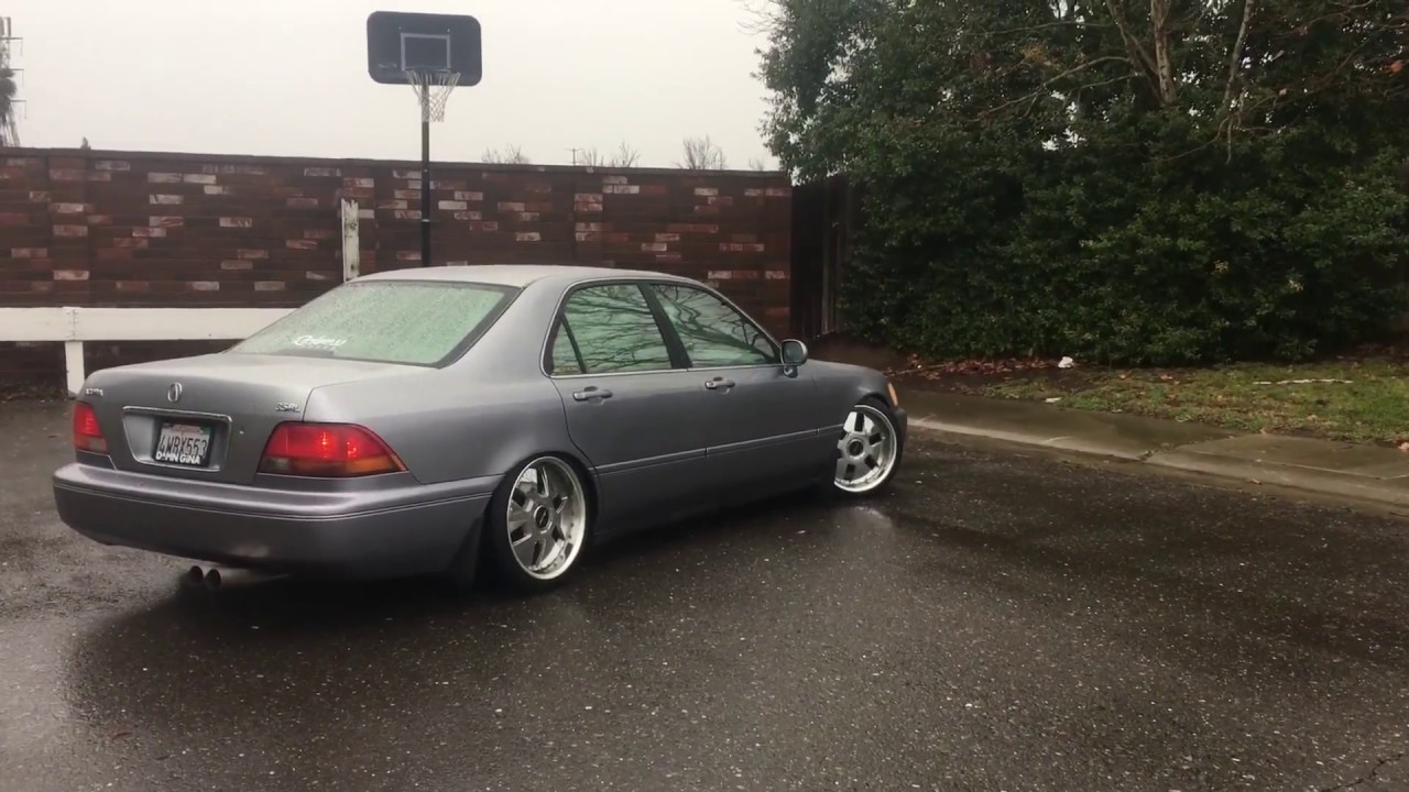 1998 Acura RL lowered on "extreme low" Bc coils. 