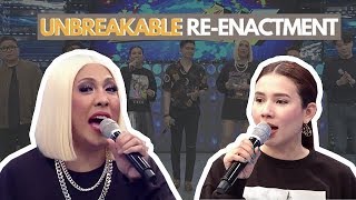 Vice Ganda At Karylle, Nire-Enact Ang Trailer Ng Unbreakable