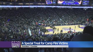 Fire Victims From Paradise High School Attend Sacramento Kings Game screenshot 5