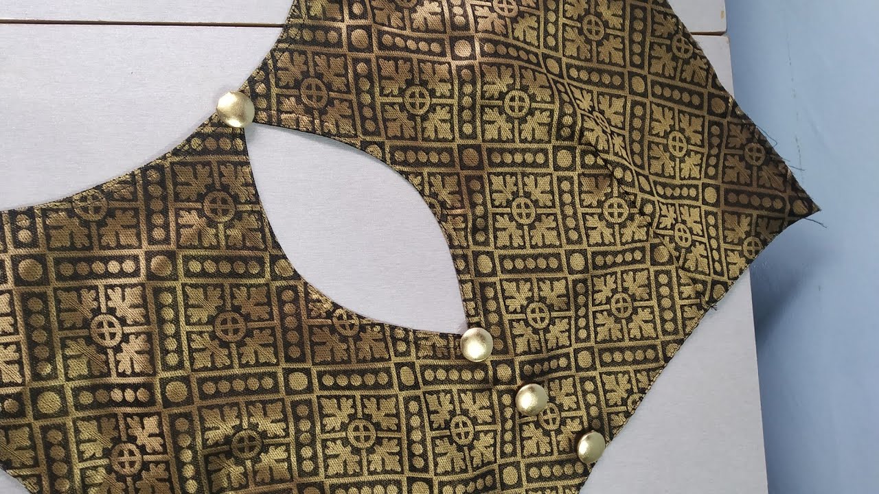 boat neck blouse design | blouse back neck blouse | boat neck design cutting and stitching