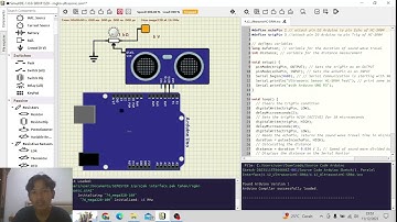 TUTORIAL ARDUINO 2023 : MENCOBA MERANGKAI SENSOR ULTRASONIC di aplikasi SimulIDE