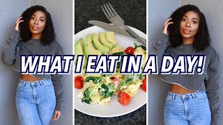 VLOG: WHAT I EAT IN A DAY DURING LOCKDOWN! (for maintenance OR weight-loss!)