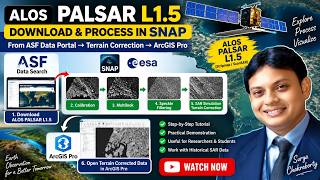 ALOS PALSAR L1.5 Data Download & Processing in SNAP | ASF Data Portal → ArcGIS Pro