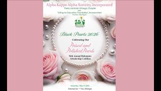 Famous Alpha Kappa Alpha Sorority, Inc. Theta Lambda Omega Chapter 54th Annual Debutante Cotillion Profile