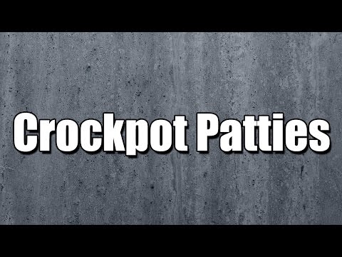 Crockpot Patties - MY3 FOODS - EASY TO LEARN