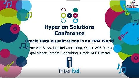 Oracle Analytics Data Visualization in an EPM World
