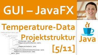 💻 JavaFX 04 | Projekt Temperature-Data-GUI [5/11] - Projektstruktur mit MVC
