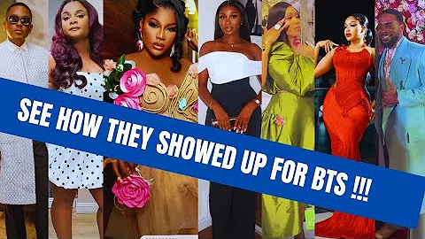 Wow! See how Sonia Uche, Timini Egbuson, Bimbo Ademoye, Uche Montana,uzor Arukwe showed up for BTS 😲