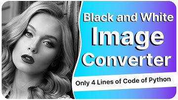 Black and White Image Converter Using Python in Hindi | Python Project Series | By CodeWithShani