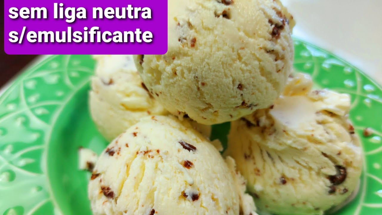 COM LIMÃO VC FAZ /SEM EMULSIFICANTE /SEM LIGA NEUTRA SORVETE DE FRUTA