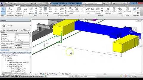 Revit Lesson 16 - Piping System   Creating Pipe Placeholder And Piping