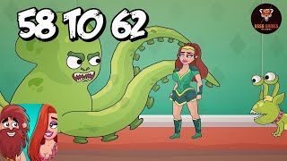 Comics Bob: Level 58 To 62 NEW UPDATE , iOS/Android Walkthrough