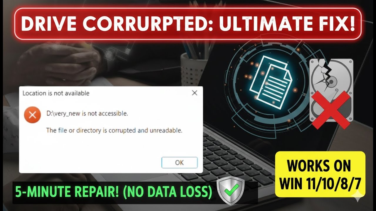 How to Fix Corrupted Drive in Windows 