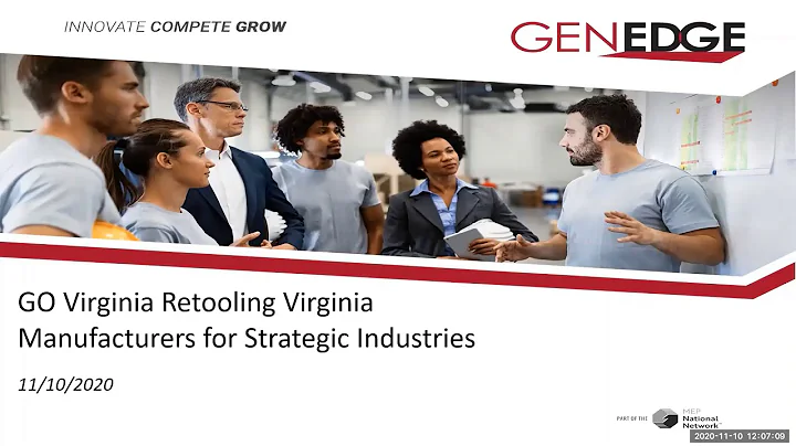 GO Virginia Retooling Virginia Manufacturers for S...