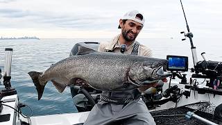 Jigging King Salmon on Lake Ontario - Spoons and Plastics