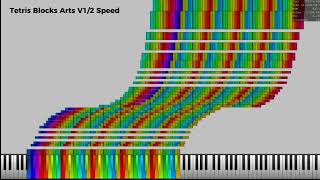 Tetris Blocks Arts V4 (V1/2 Speed) 