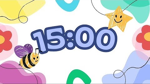 15 Minute Timer with Relaxing Music and Alarm