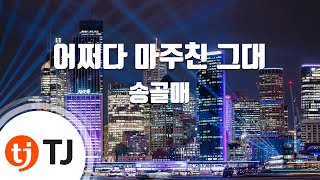 [TJ노래방] 어쩌다마주친그대 - 송골매(Songolmae) / TJ Karaoke chords