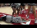  player goes down with knee injury coach screams at refs in response  gets technical foul