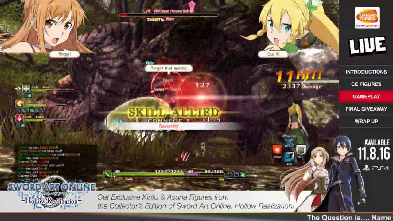  Sword Art Online: Hollow Realization : Video Games