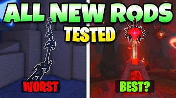 Whats The BEST ROD In LUMINESCENT CAVERNS UPDATE In Roblox Fisch
