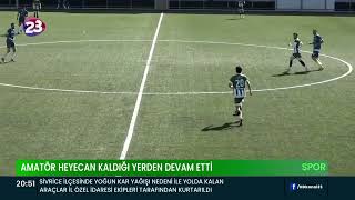 Amatör Heyecan Kaldiği Yerden Devam Etti̇