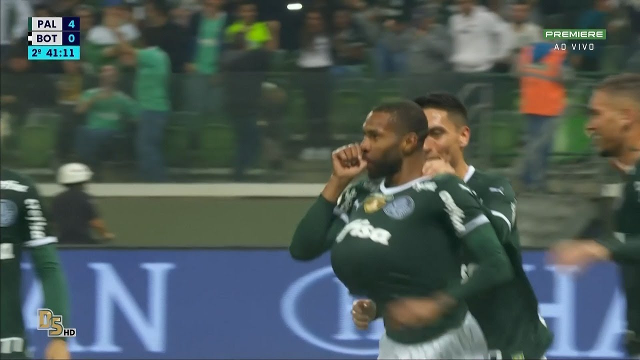 Gol de Wesley - Palmeiras 4 x 0 Botafogo - Brasileirão 2022