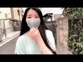 【ノーブラ散歩】ファミリーマートまで散歩／JKブランド凛