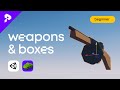Low Poly War Pack: Weapons and Boxes with Pickups Tutorial