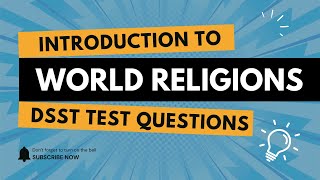 Introduction To World Religions Dantes Dsst Test Practice Questions