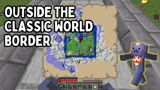 Exploring outside the classic world border (Bedrock 77)