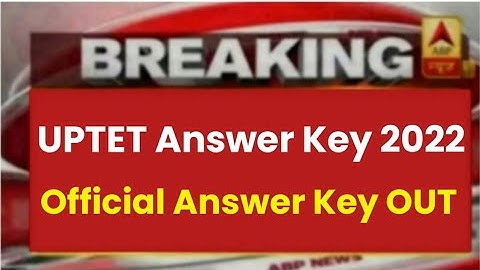 UPTET Answer Key 2022 | UPTET Official Answer kab aayega 2021 | UPTET Result 2022 | #UPTET
