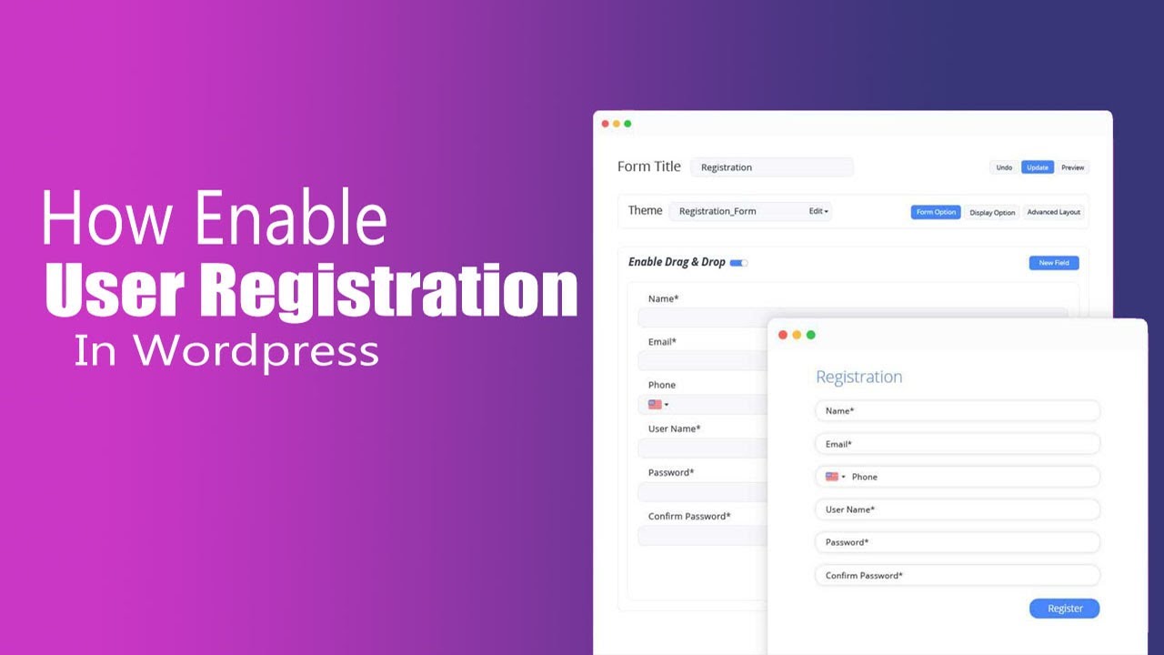 17. How Enable User Registration in WordPress |Ecommerce Website|