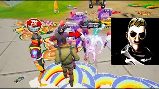 Making Everyone Leave In Party Royale with Default Skin *DEMON TIME*