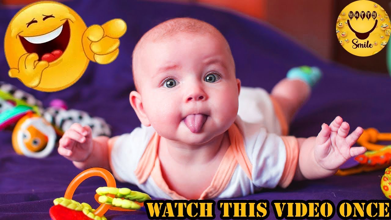 funny and cute baby video Funny Babies Not To Laugh Funny Baby