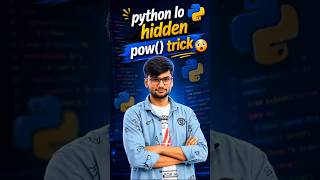 Python lo Hidden pow() Trick 😳 | Why Output is 2 Instead of 8? | Python Telugu Shorts 🔥