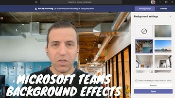 Microsoft Teams Background Effects