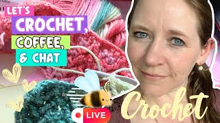 Lets Crochet, Coffee, and Chat While I Crochet on my Cocoonagan!