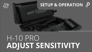 H-10 PRO | How to Adjust Sensitivity - The Best Refrigerant Leak Detector