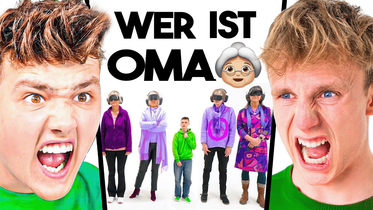 Erkenne die FAKE OMA! 👵🏻😂 | mit @NoelDederichs  @Lewinray @johannesmlz @svenwim  ​