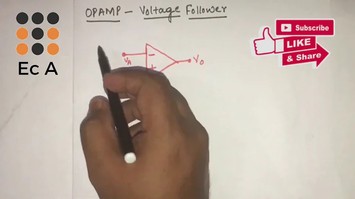 #34 OPAMP as voltage follower