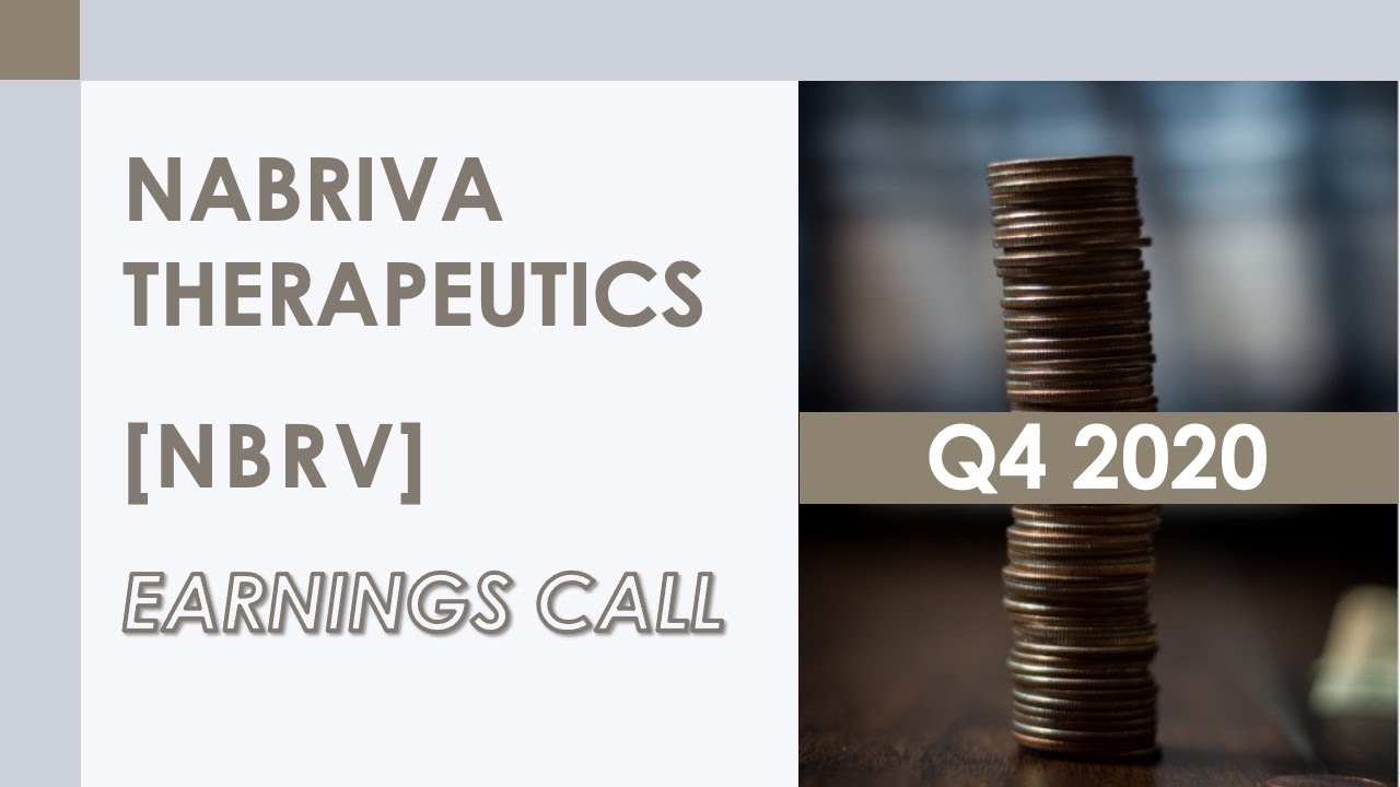 [NBRV stock] Nabriva Therapeutics Q4 2020 Earnings Call (3/11/21)